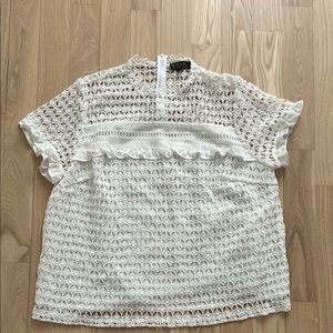 Chic White Lace Top